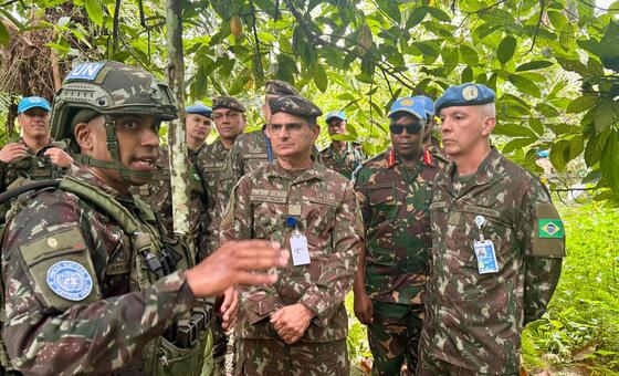 Missão na RD Congo destaca boinas-azuis que atuam na selva para lutar contra ebola